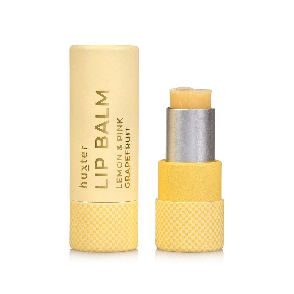 Huxter  Lip Balm - Lemon & Pink Grapefruit - Pale Yellow - 9gm