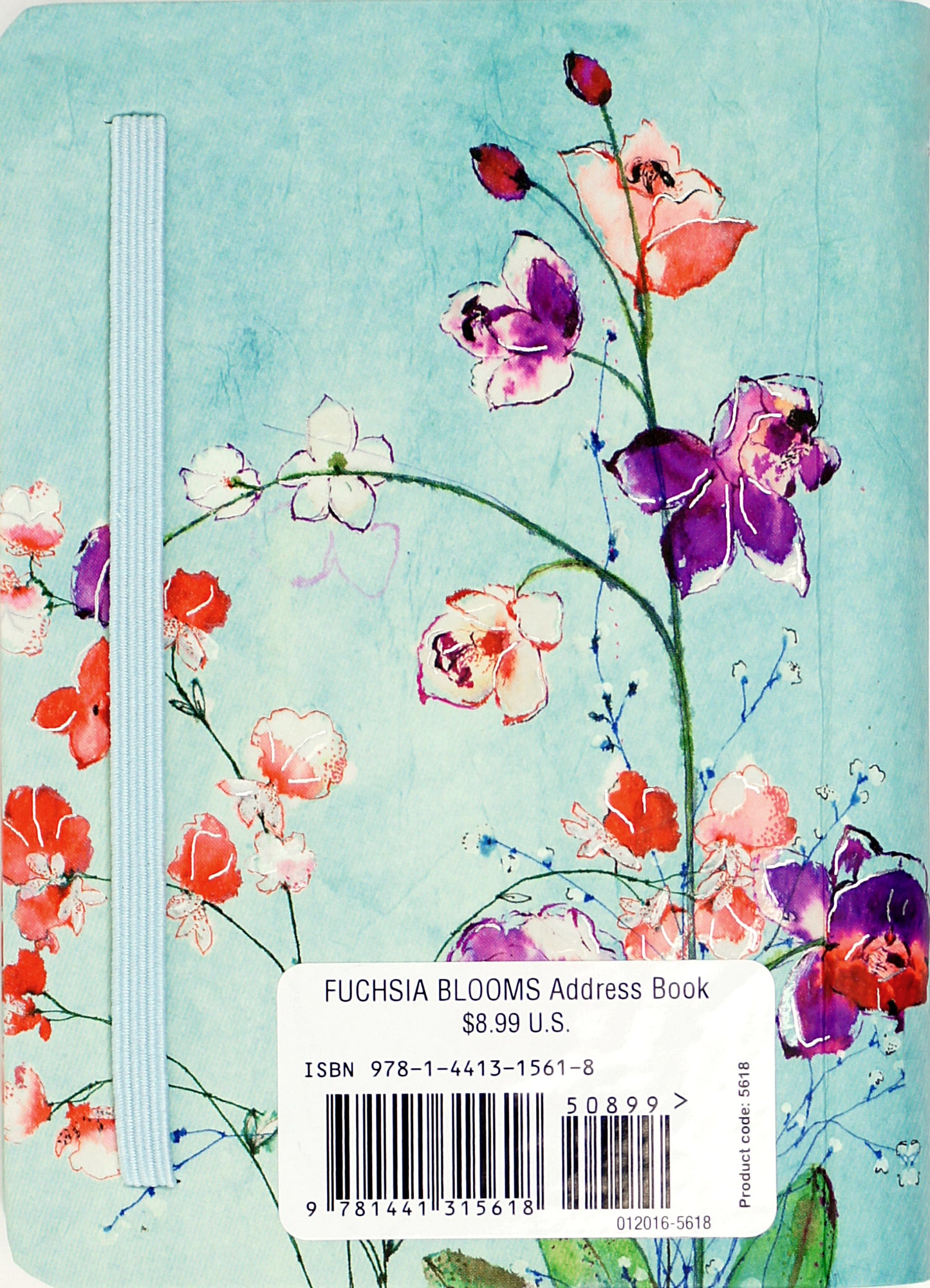 Fuchsia Blooms Address Book
