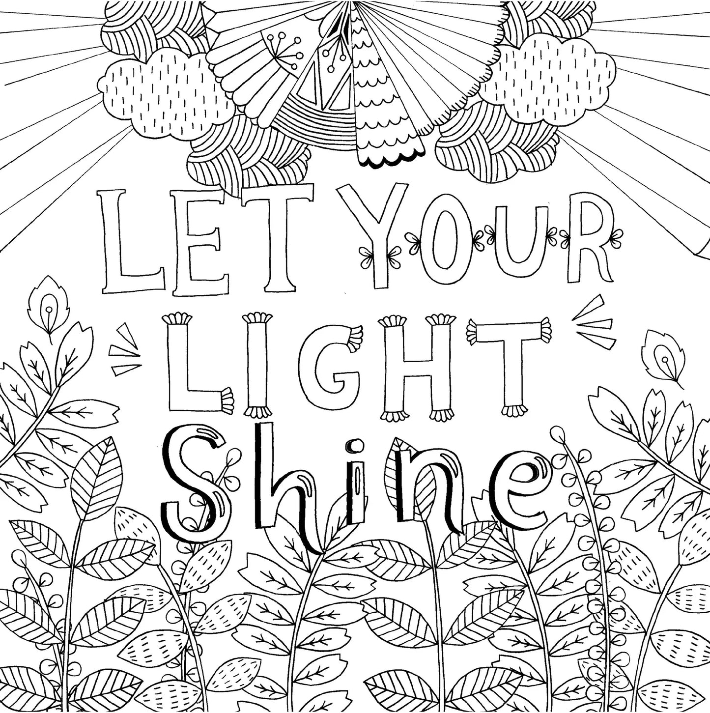 Color Me Blessed Artist's Coloring Book