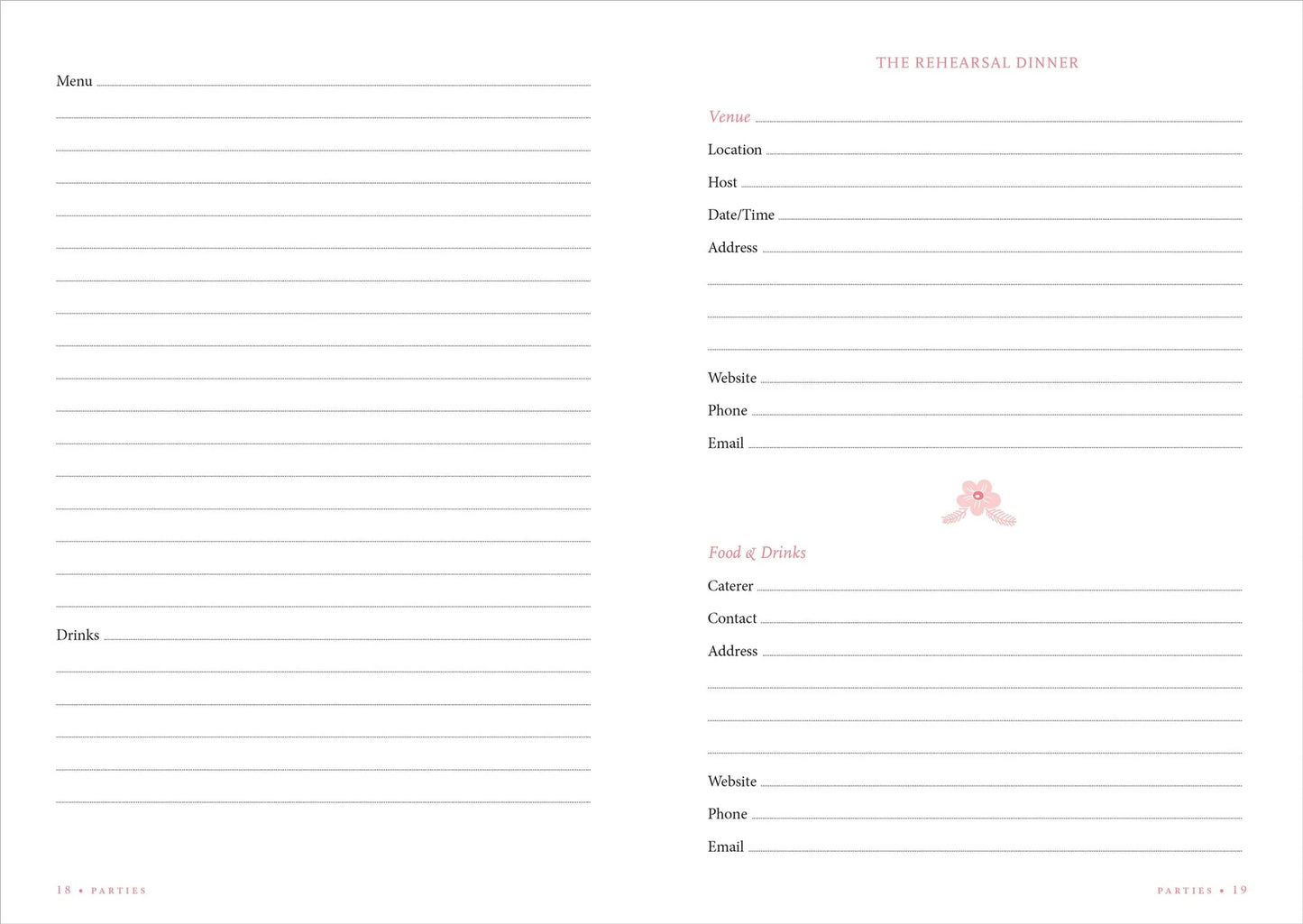 The Wedding Planner Checklist (Black)