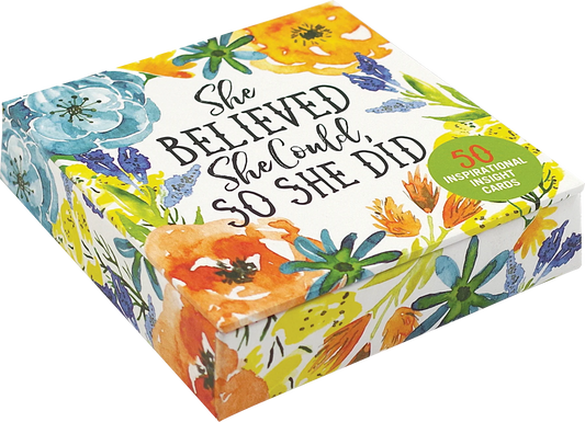She Believed She Could, So She Did Insight Cards