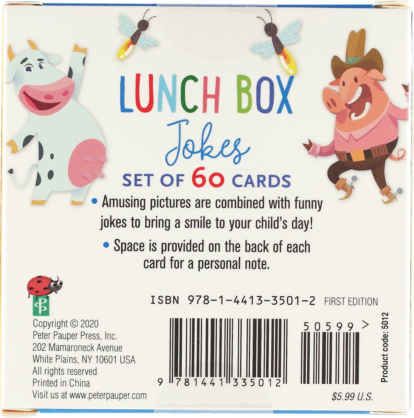 Lunch Box Jokes for Kids (Set of 60 Cards)