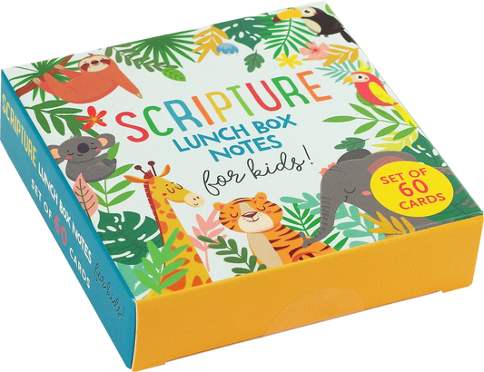 Scripture Lunch Box Notes for Kids (60 cards)