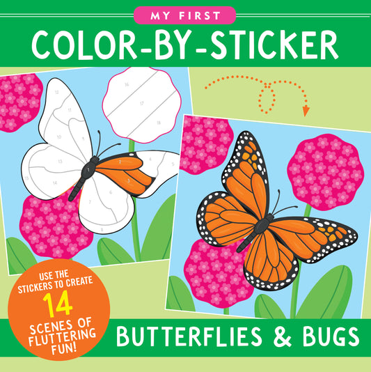Color-By-Sticker Book - Butterflies & Bugs