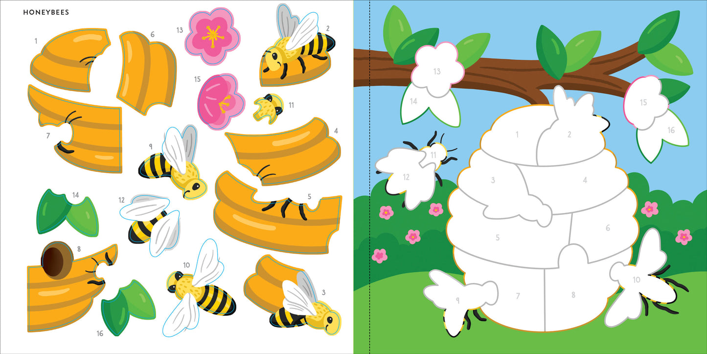 Color-By-Sticker Book - Butterflies & Bugs