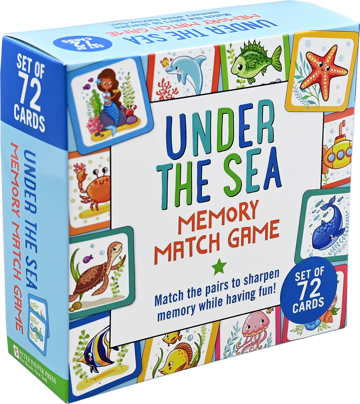 Under the Sea Memory Match Game (Set of 72 cards)