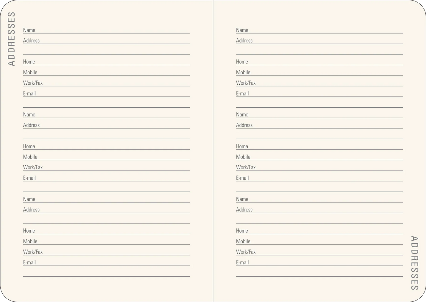 2026 Lavender Wildflowers Weekly Planner