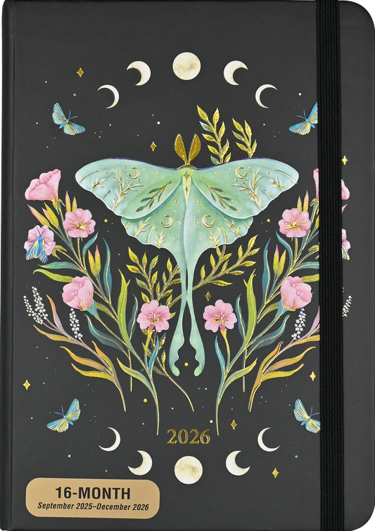 2026 Luna Moth Weekly Planner