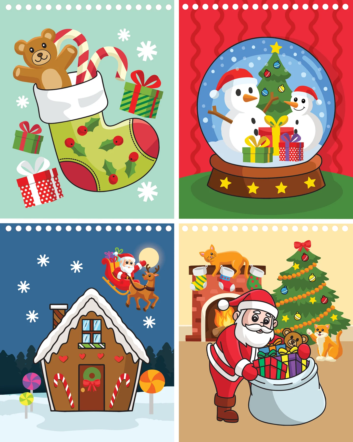 Colour With Water - Christmas