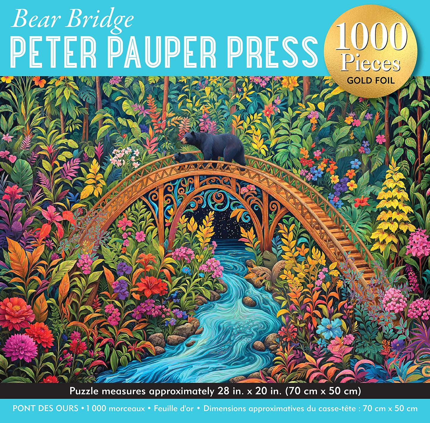 Peter Pauper Bear Bridge 1000 Piece Jigsaw Puzzle