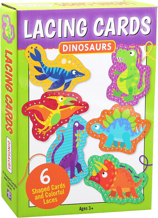 Dinosaurs Lacing Cards