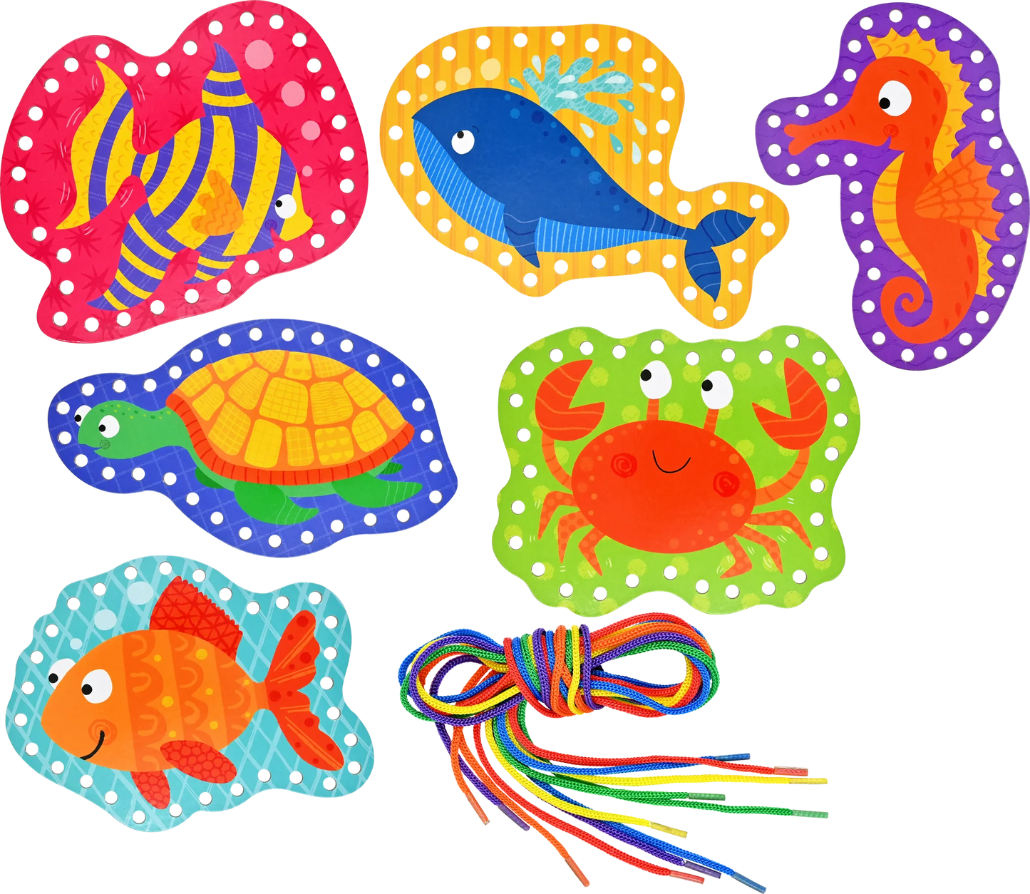 Under the Sea Lacing Cards