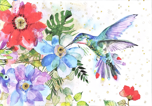 Hummingbird Garden Note Cards