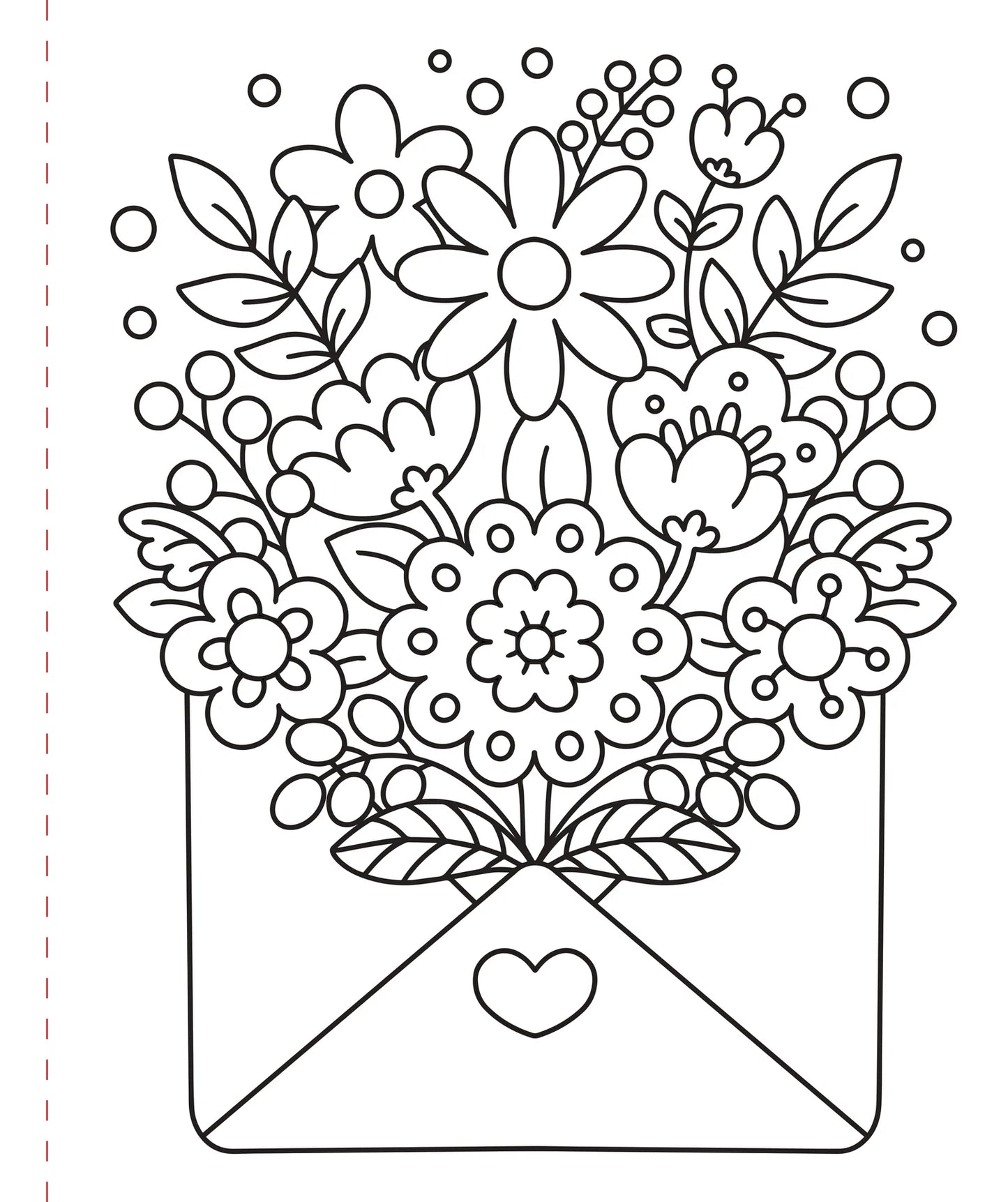 Stress-Relief Large Print Coloring Book)