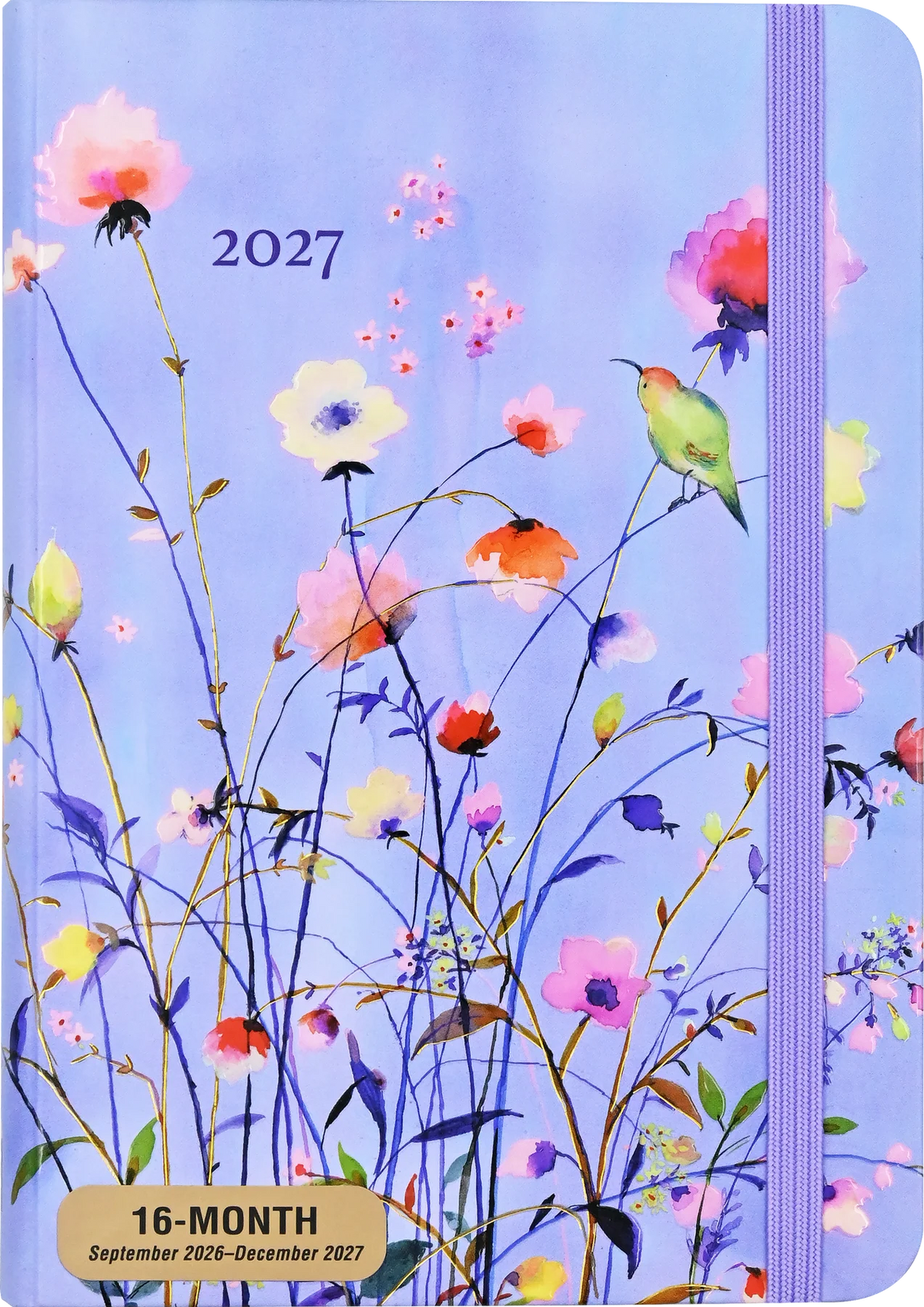 2027 Lavender Wildflowers Weekly Planner