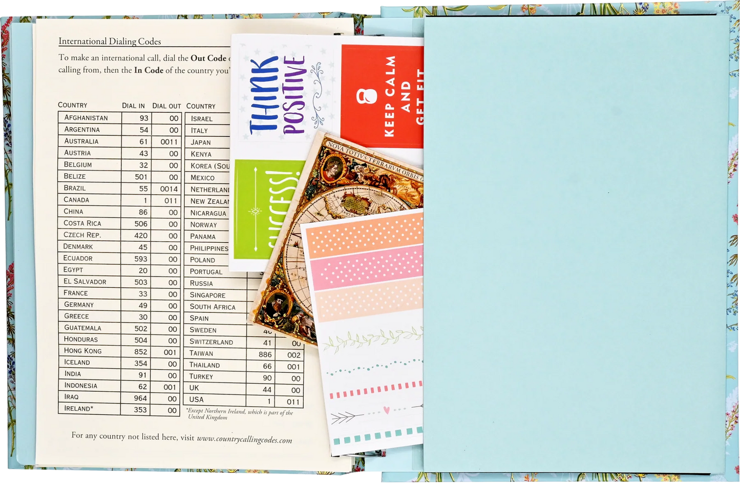 Blooms & Butterflies Large Address Book