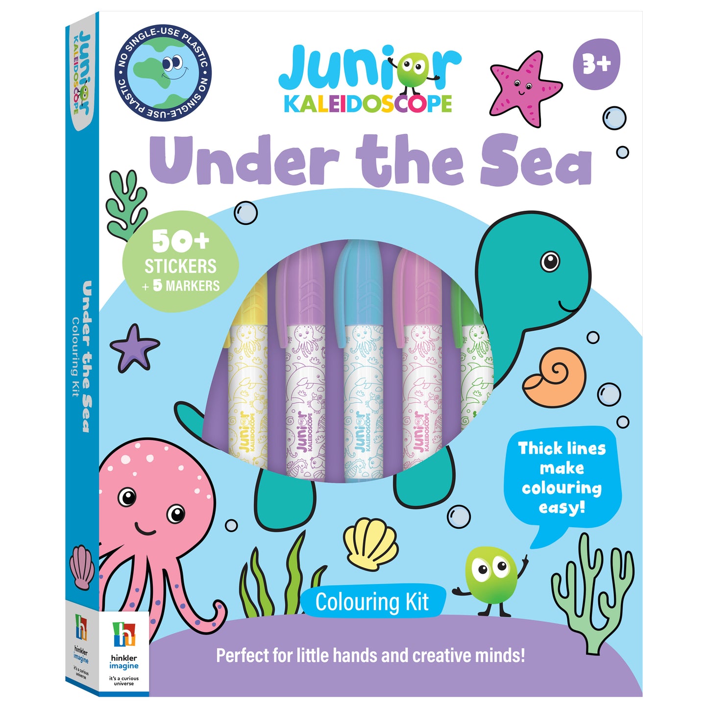 Jr Kaleidoscope Colouring Kit Under the Sea