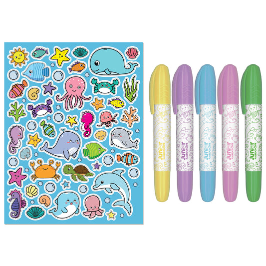 Jr Kaleidoscope Colouring Kit Under the Sea