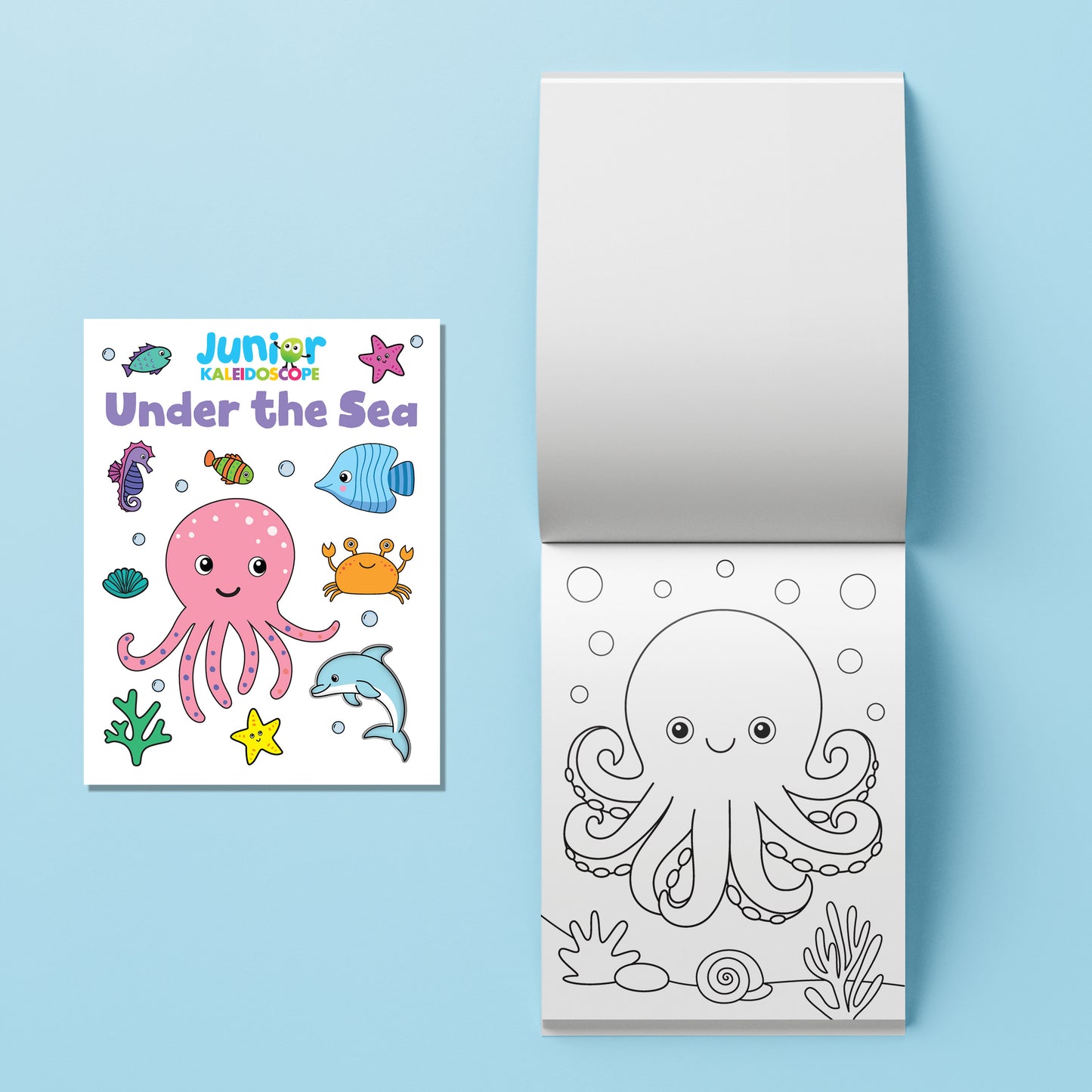 Jr Kaleidoscope Colouring Kit Under the Sea