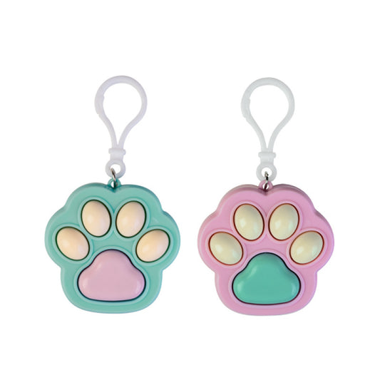 Fidget Keychain Cat Paw Click