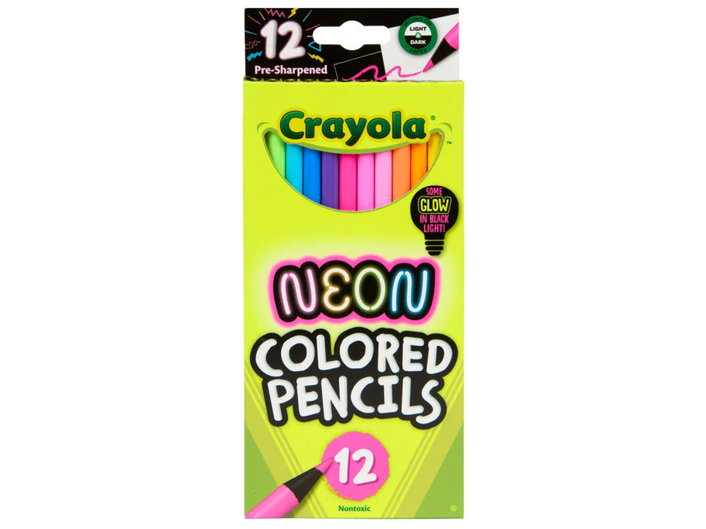 Crayola Neon Coloured Pencils 12pk