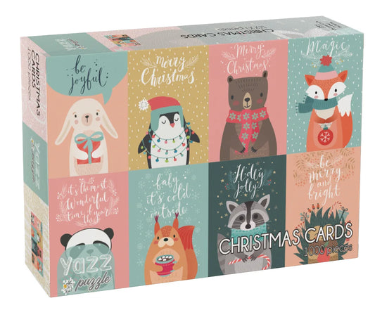 Yazz 3895 Christmas Cards 1000pc Jigsaw Puzzle