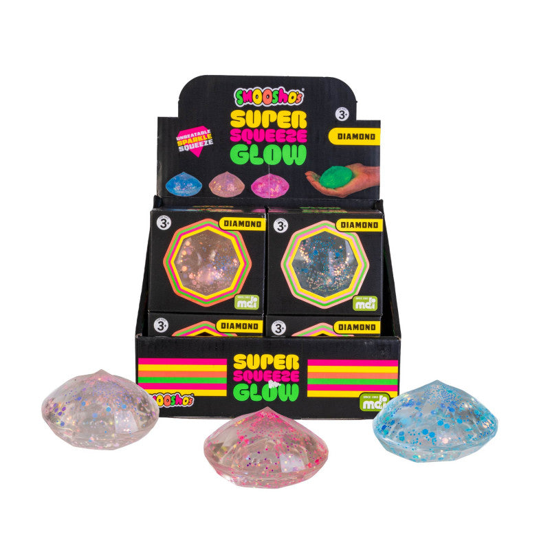 Smooshos Super Squeeze Glow-in-the-dark Diamond
