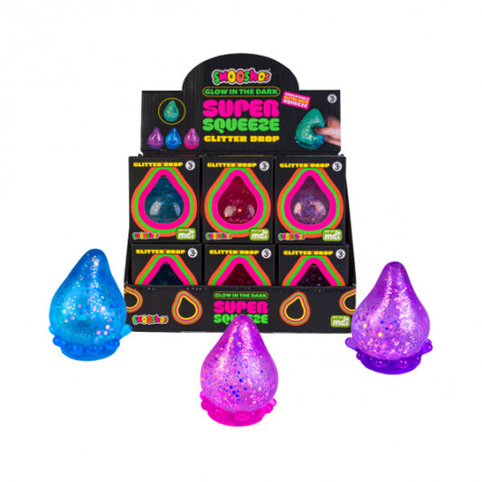 Smooshos Super Squeeze Glow in Dark Sparkle Drop