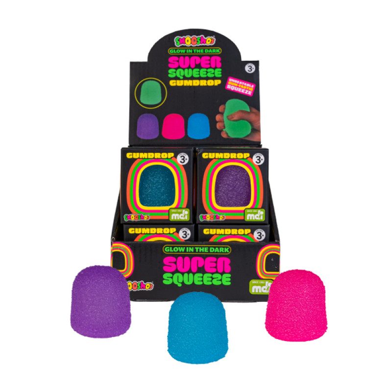 Smoosho’s Super Squeeze Glow-in-the-dark Gumdrop