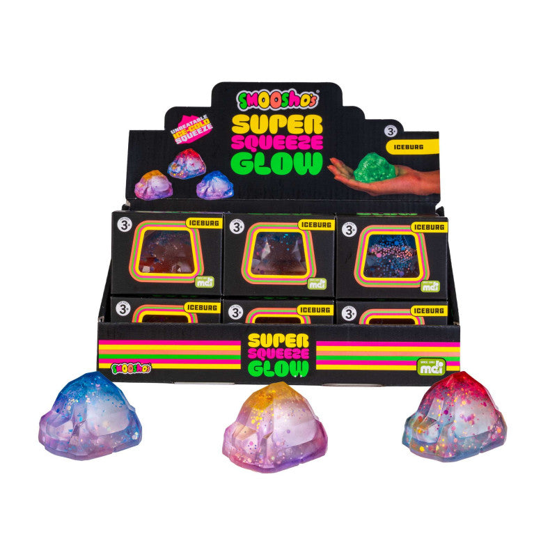 Smooshos Super Squeeze Glow-in-the-dark Iceburg
