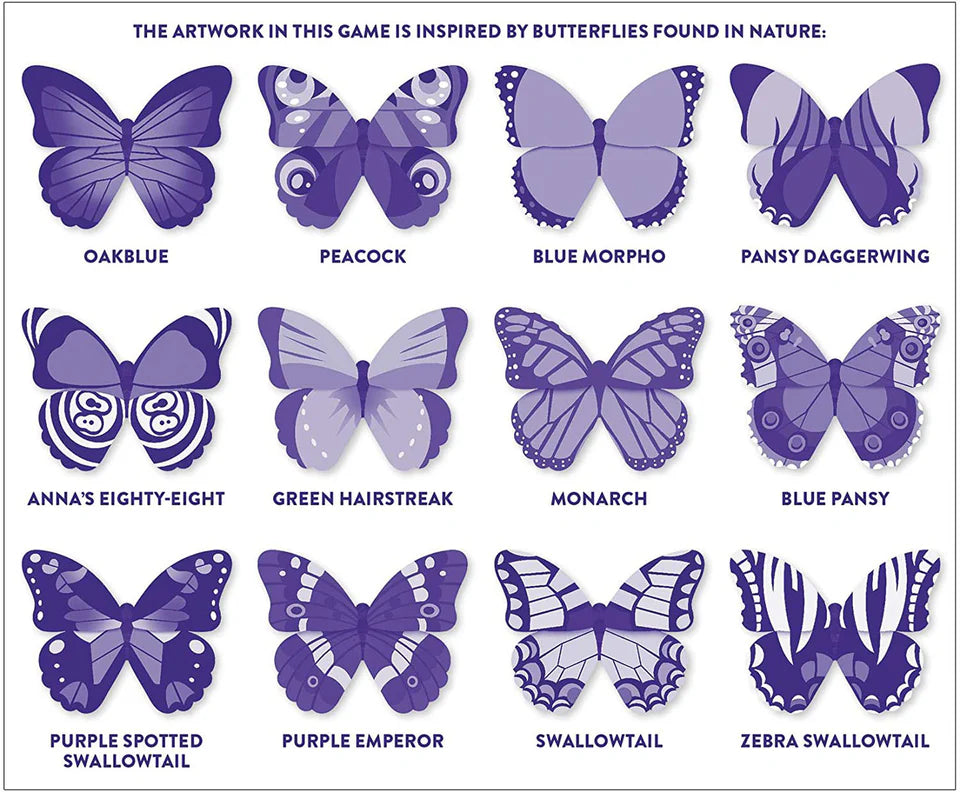 Mudpuppy Memory Match Shaped - Butterflies