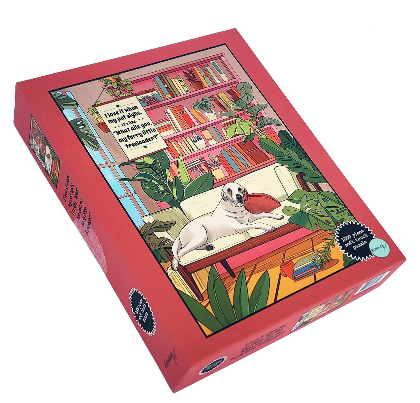 Ellembee Gift Love It When My Pet Sighs | Furry Little Freeloader 1000pc
