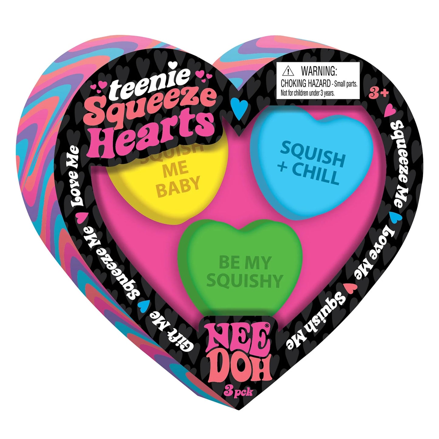 NeeDoh Teenie Squeeze Hearts Assorted Styles