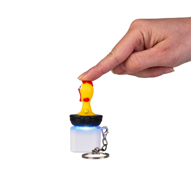 Fidget Sound Clicker Keychain Chicken