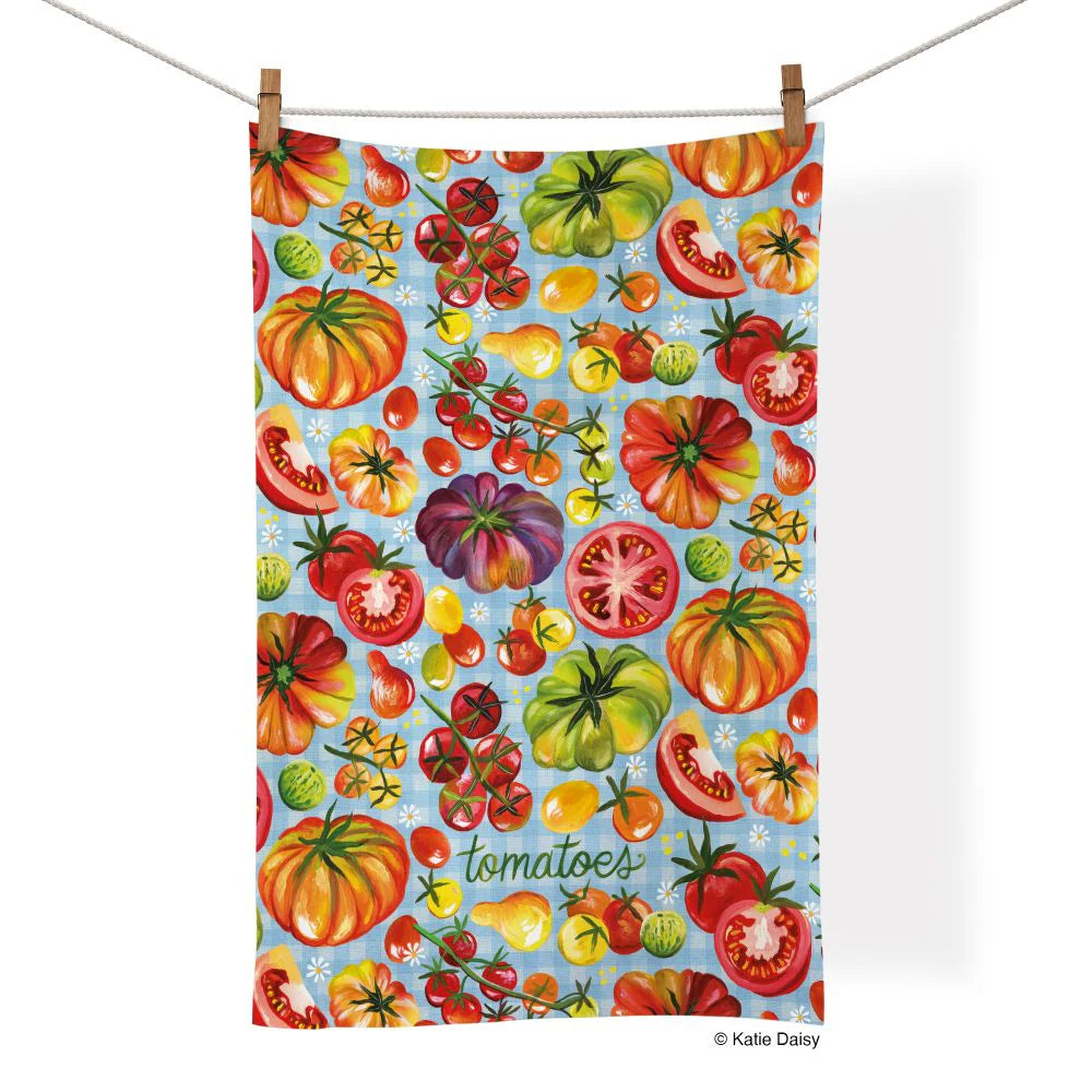 WerkShoppe Cotton Tea Towel – Tomatoes