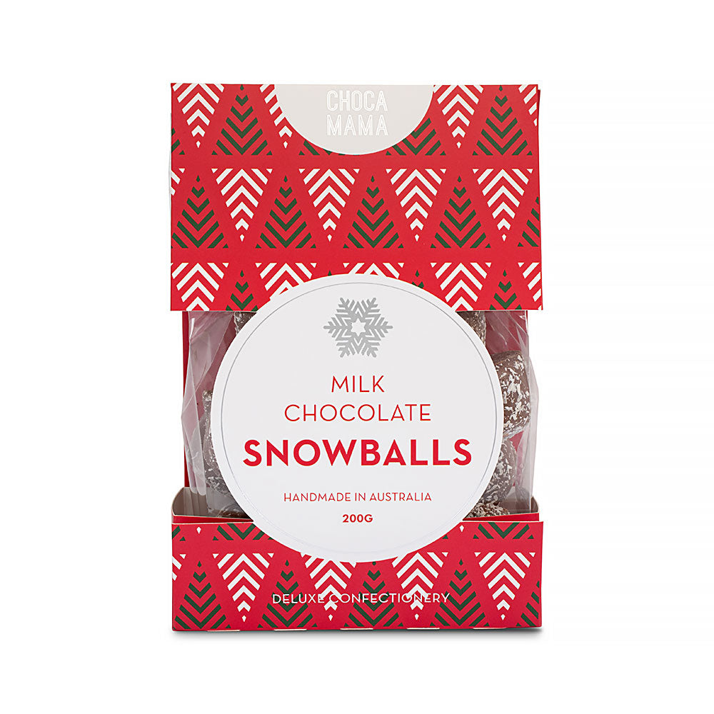 Chocamama Christmas Chocolate Snowballs 200g