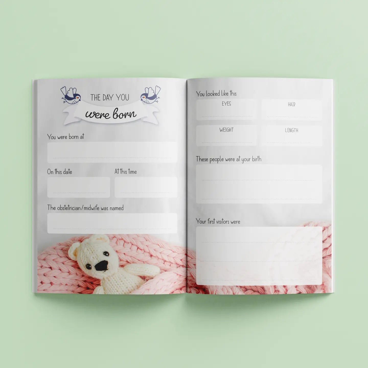 Baby Milestone Cards