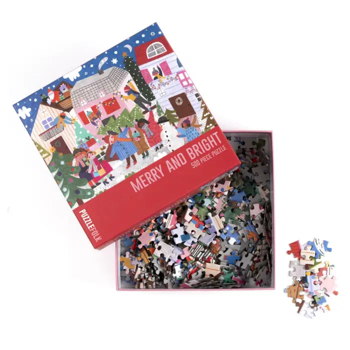 Puzzlefolk Merry & Bright 500 Piece Puzzle
