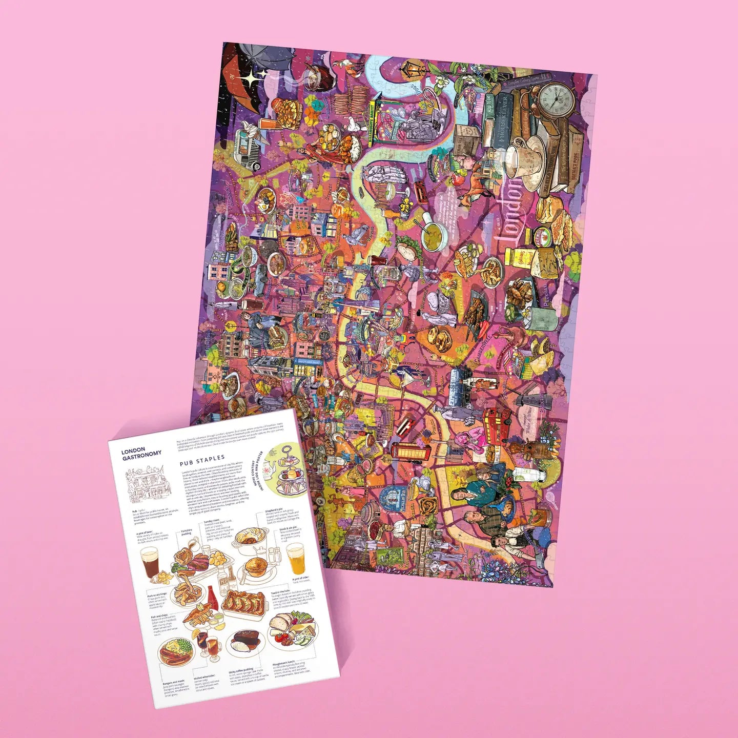 Water & Wines Gourmet Puzzle - London 1000pc