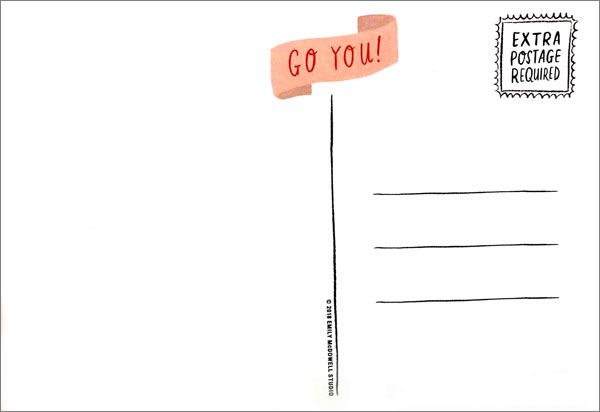 Postcard Book-Pep Talk