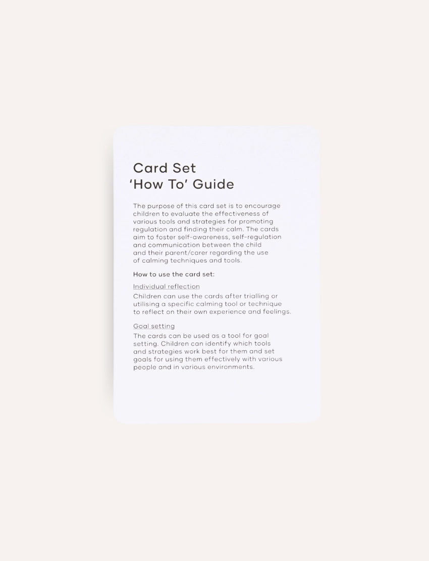 Reflection Card Set - Discovering Your Calm