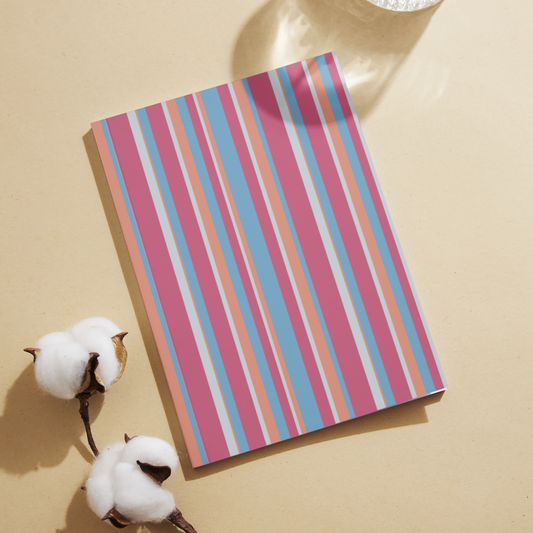"Candy" Lined Journal with Abstract Design