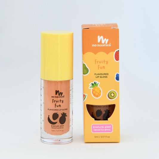 No Nasties Natural Kids Lip Gloss Wands - Fruity Fun
