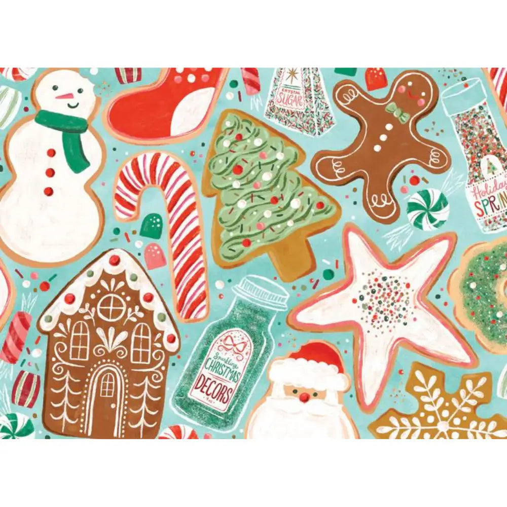 Puzzlefolk Christmas Cookies 500 Piece Puzzle