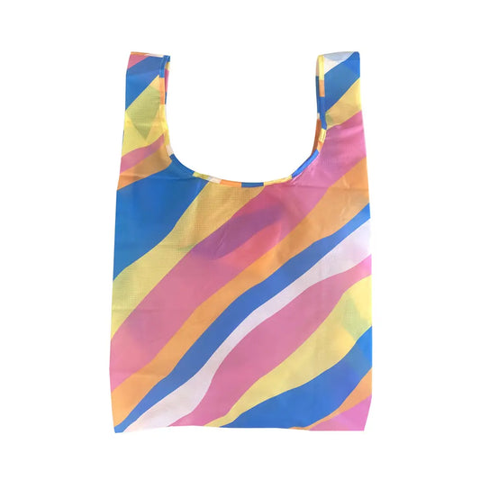 Pink, Orange, Blue & White Calypso - Foldable Shopper Bag