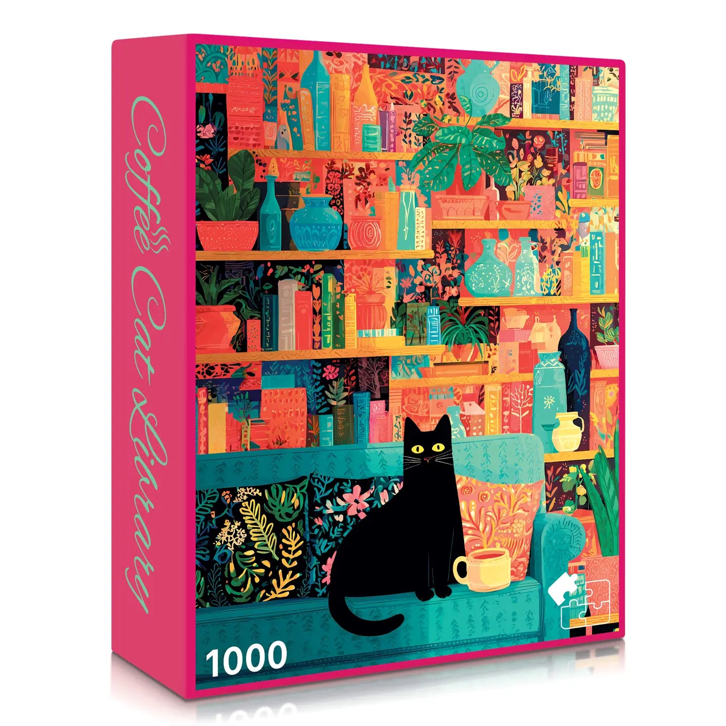 Final Piece Puzzles No. 12 - Coffee Cat Library