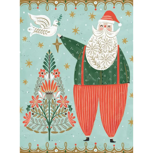 Puzzlefolk Father Christmas 1000 Piece Santa Clause Christmas Puzzle