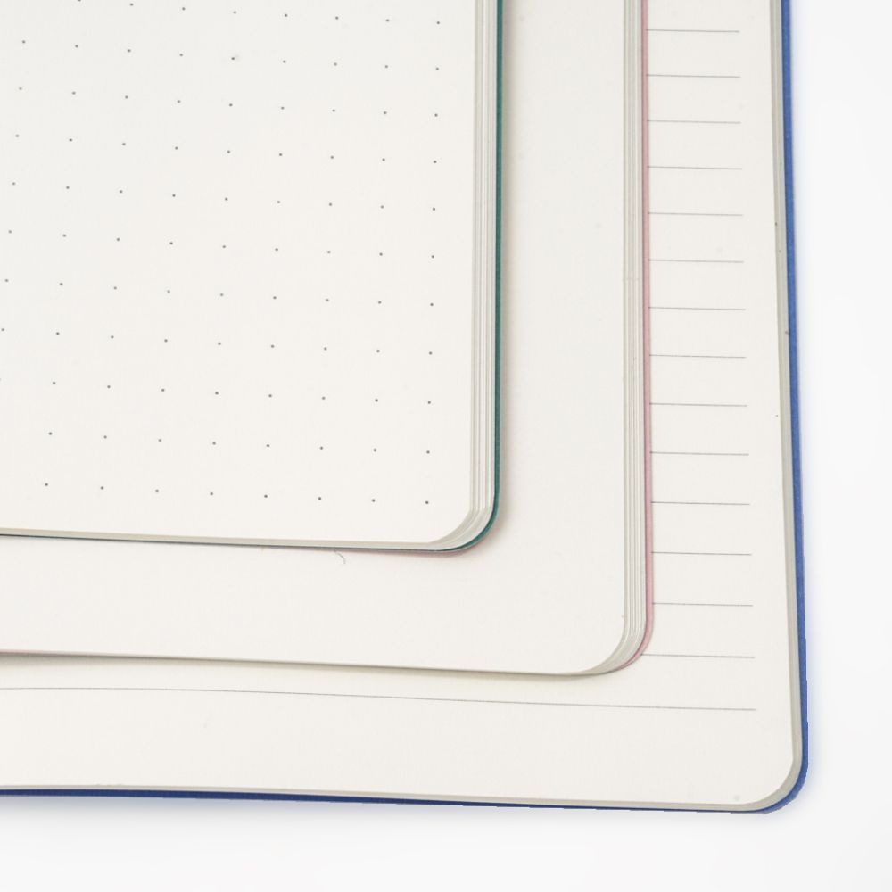 Medium Notebook Set-Blue Floral & Check