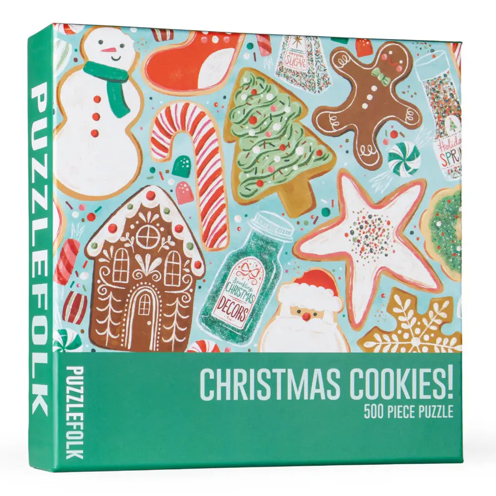Puzzlefolk Christmas Cookies 500 Piece Puzzle