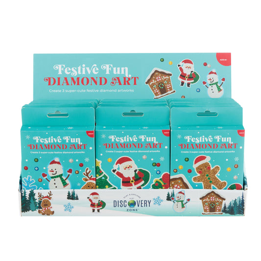 Festive Diamond Art 3pc Kit - Assorted Designs!